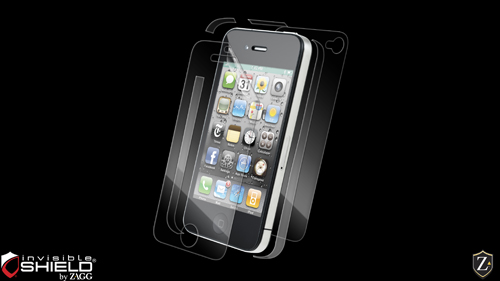 invisibleSHIELD for the Apple iPhone 4/4S White